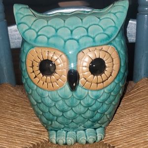New Turquiose Owl Planter
